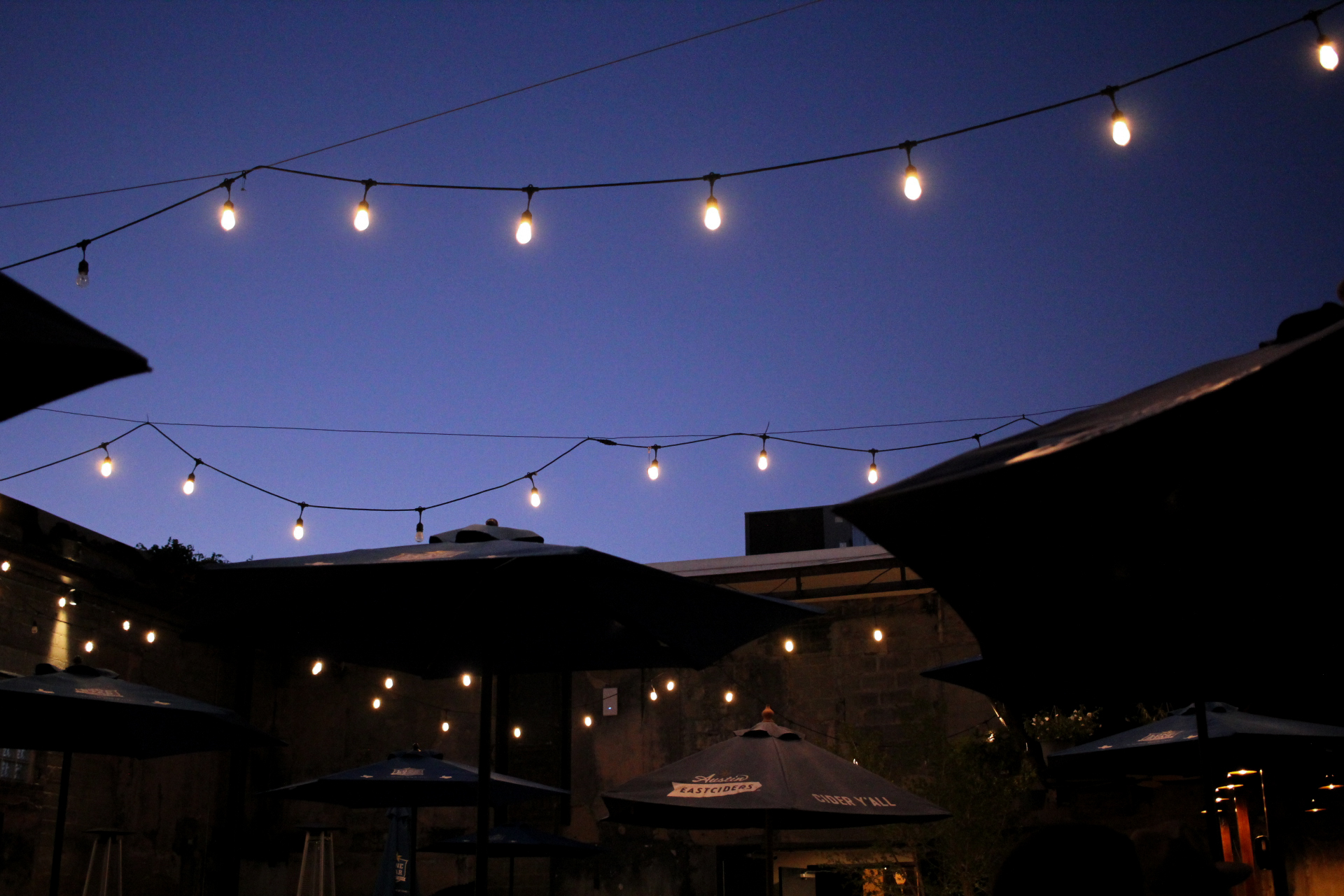 An evening on the patio